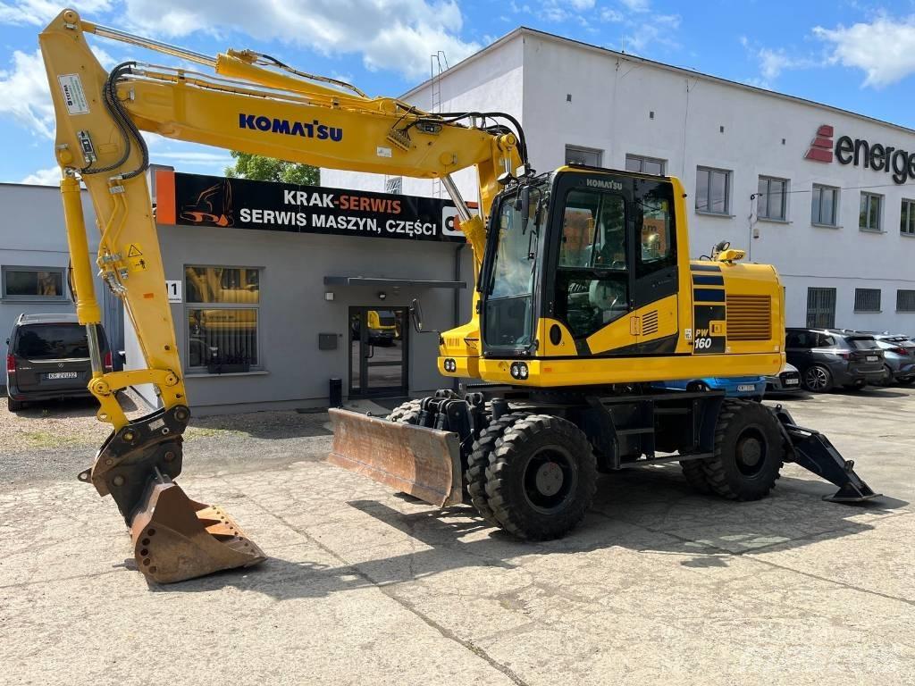 Komatsu PW 160-11 حفارات بعجل