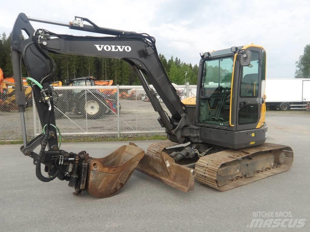 Volvo ECR 58 D حفارات صغيرة أقل من 7 طن (حفارات صغيرة)