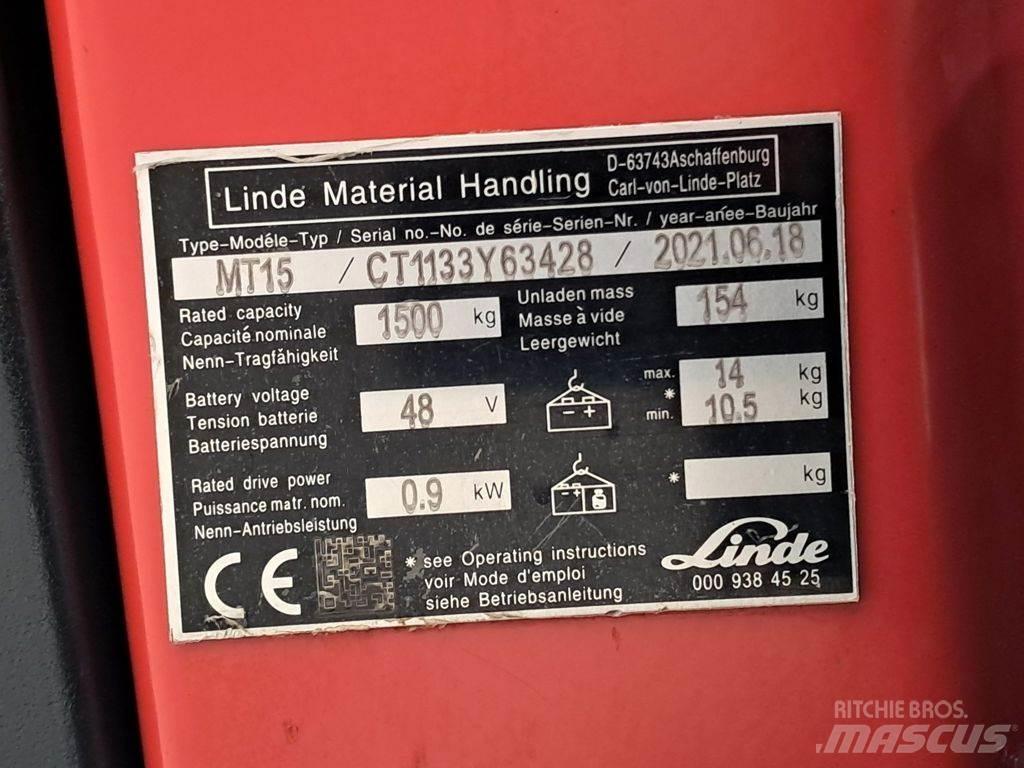 Linde MT15 معدات الرفع منخفض المستوى