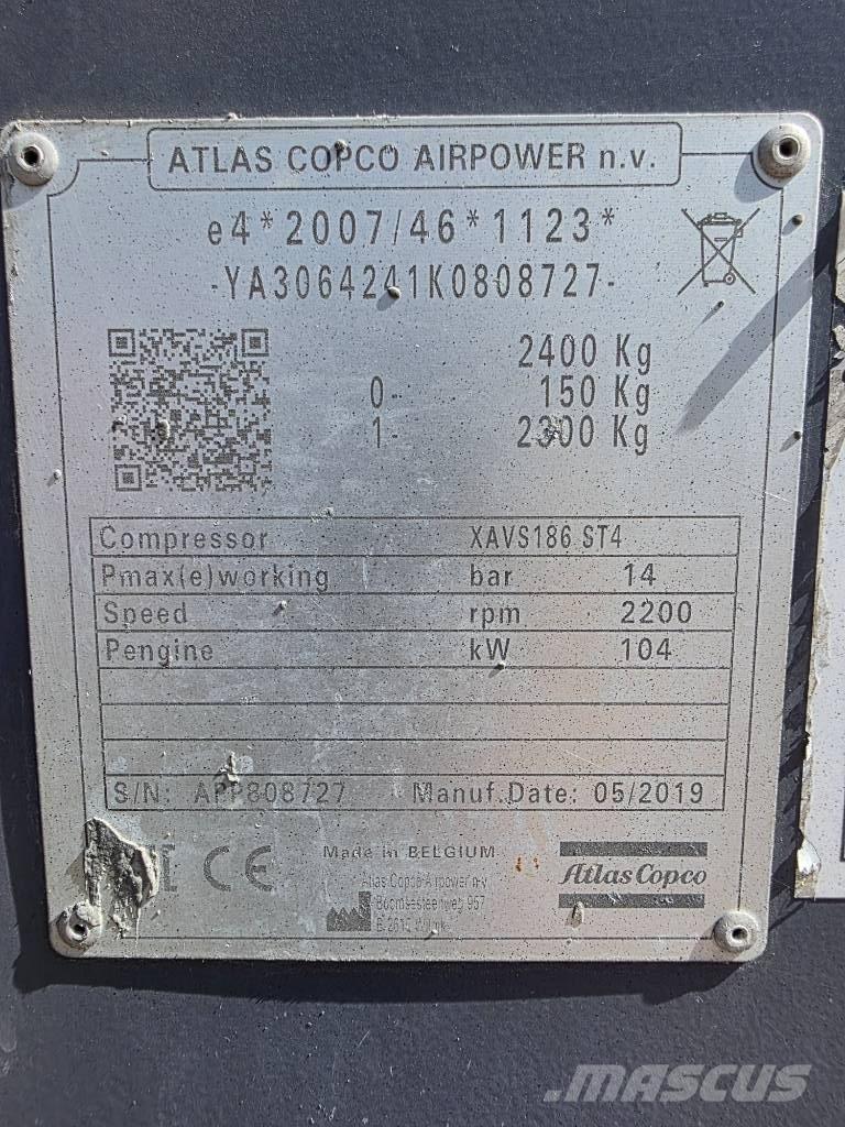 Atlas Copca XAVS186 مضخات هوائية