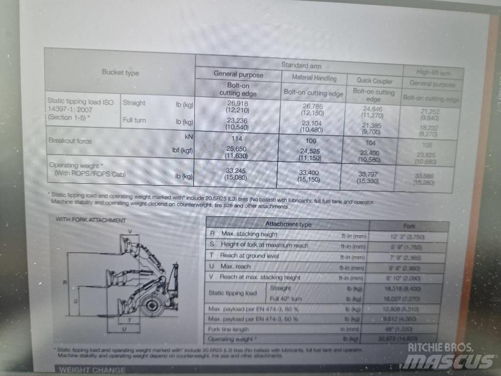 Hitachi ZW180-7 لوادر بعجل