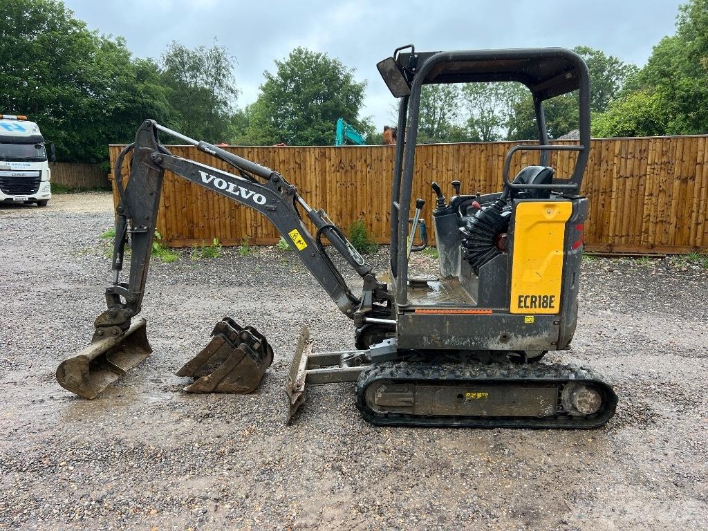 Volvo ECR 18 E حفارات صغيرة أقل من 7 طن (حفارات صغيرة)