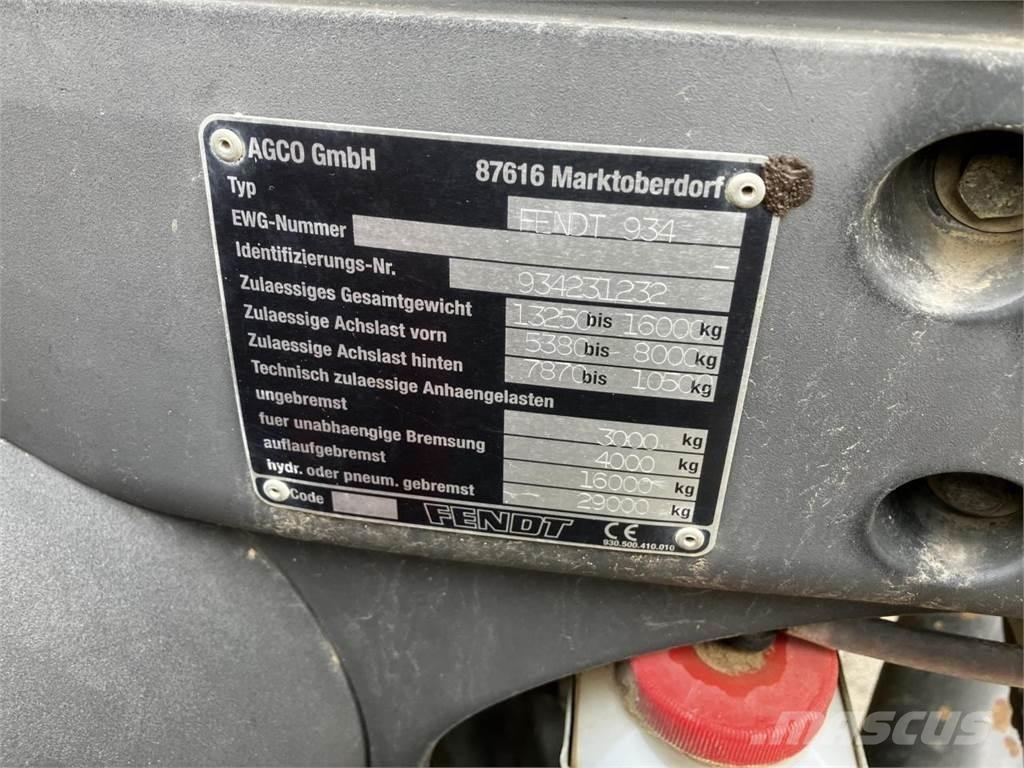 Fendt 936 Vario الجرارات
