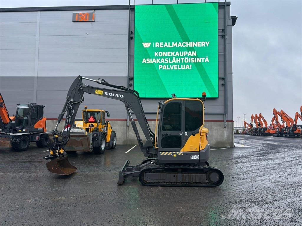 Volvo ecr58d حفارات صغيرة أقل من 7 طن (حفارات صغيرة)