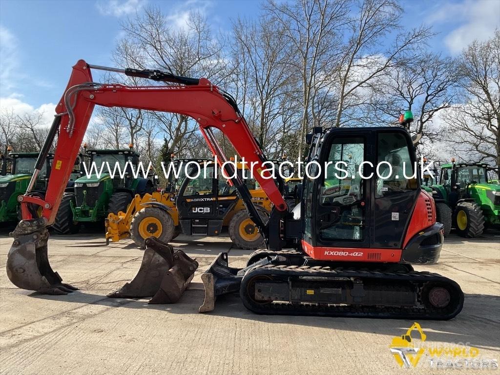 Kubota KX 080-4 حفارات وسط 7 طن - 12 طن