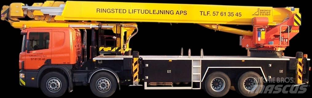 Bronto S55HDT المنصات الهوائية المثبتة على شاحنة
