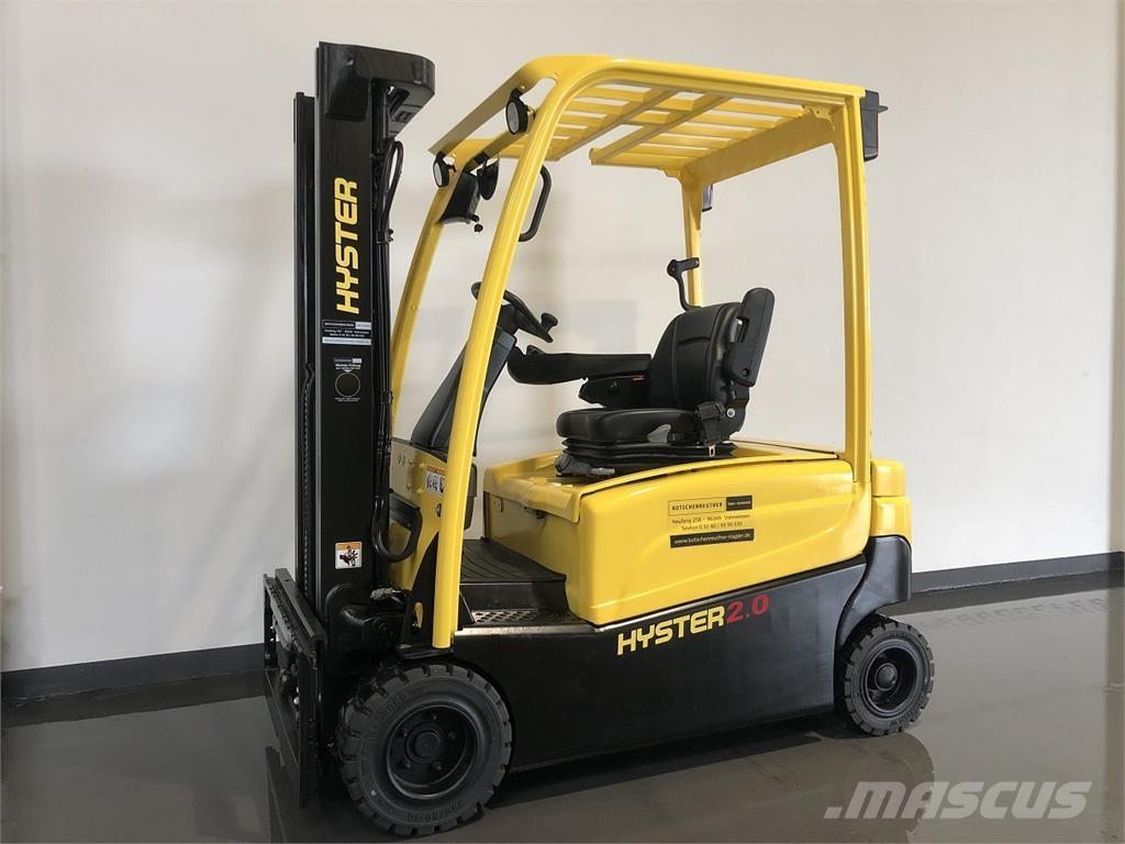 Hyster J2.0XN (LWB) شاحنات ذات رافعات شوكية تعمل بالكهرباء