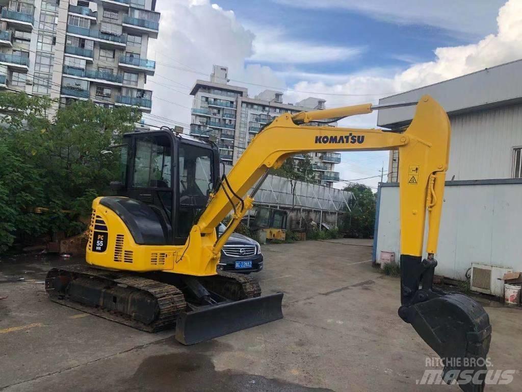 Komatsu PC55 حفارات صغيرة أقل من 7 طن (حفارات صغيرة)