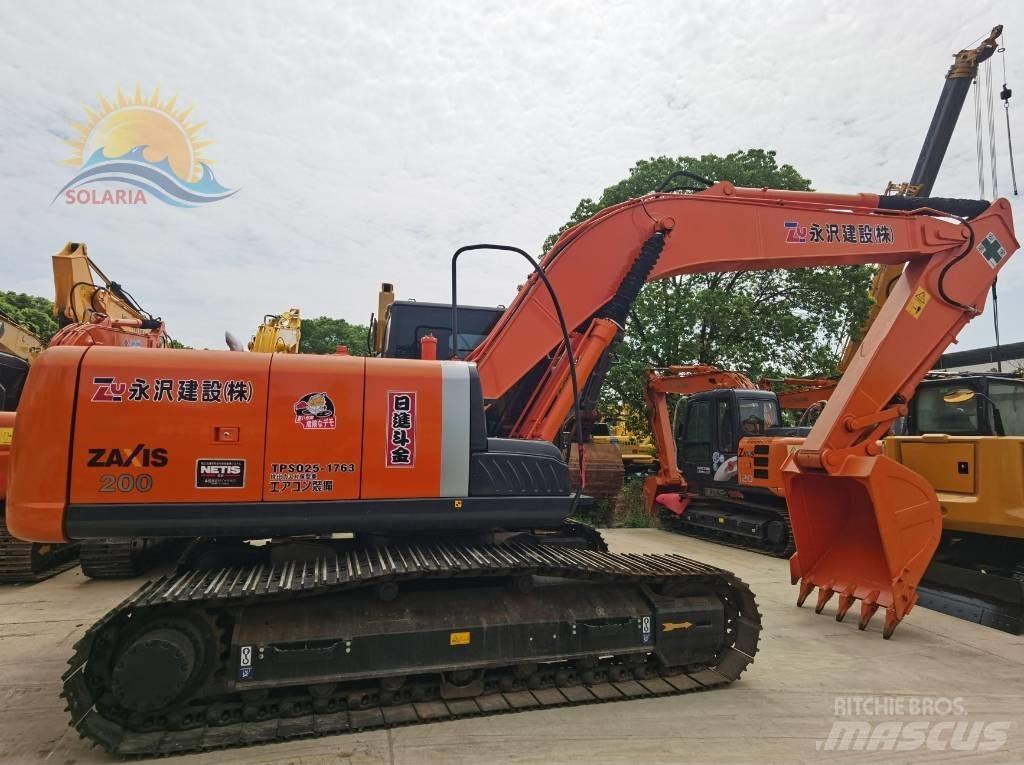 Hitachi ZX 200 حفارات زحافة