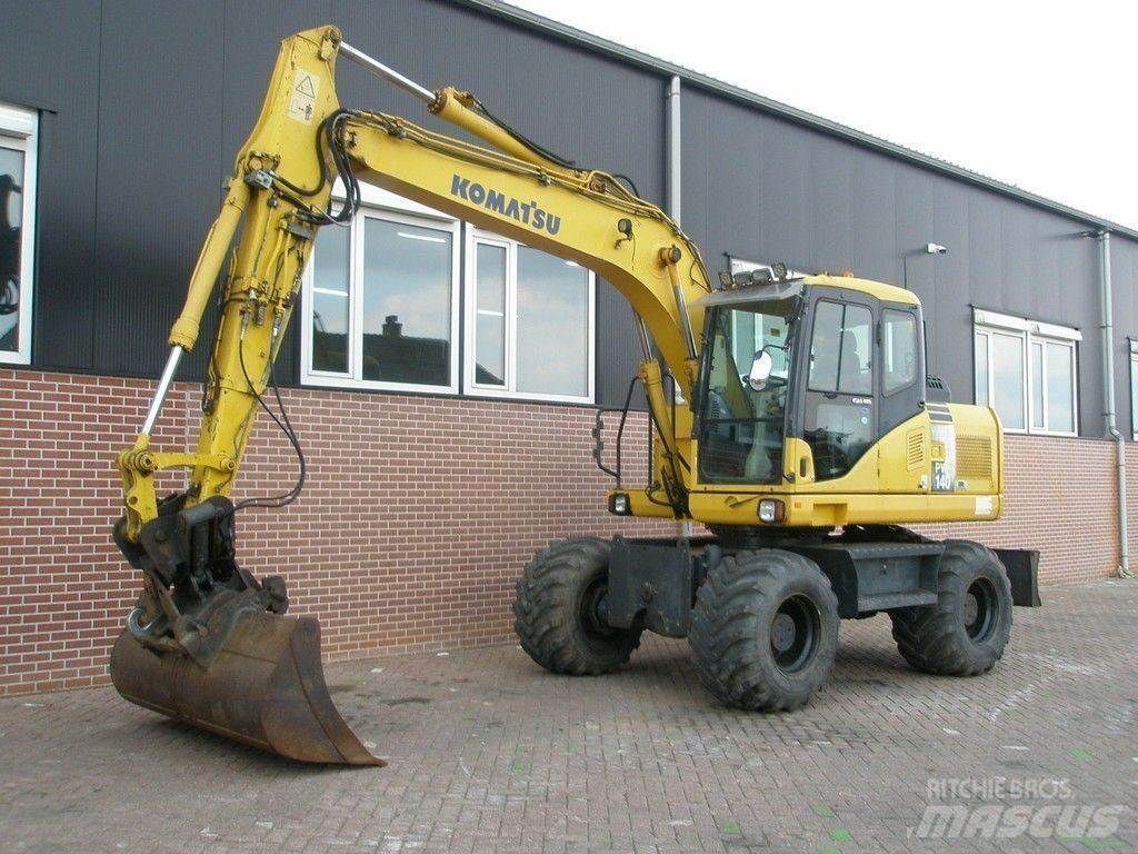 Komatsu PW140-7 حفارات بعجل
