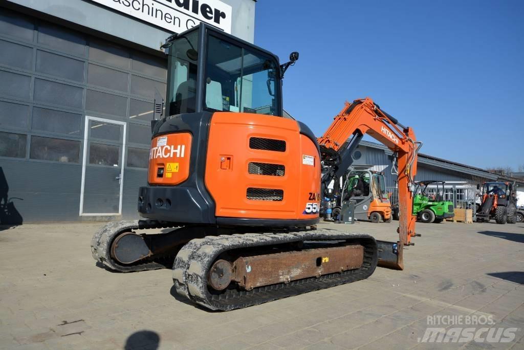 Hitachi ZX 55 U-6 حفارات صغيرة أقل من 7 طن (حفارات صغيرة)