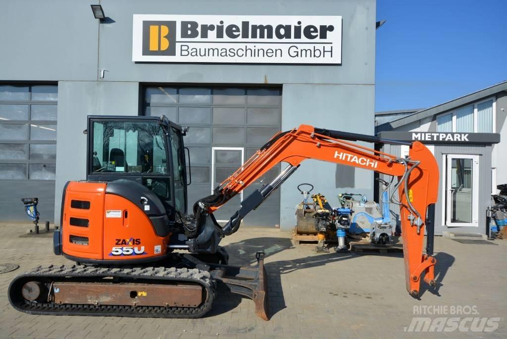 Hitachi ZX 55 U-6 حفارات صغيرة أقل من 7 طن (حفارات صغيرة)