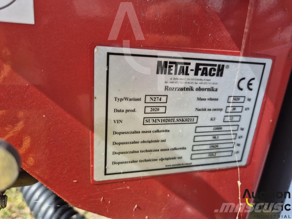 Metal-Fach N274 معدات توزيع السماد العضوي