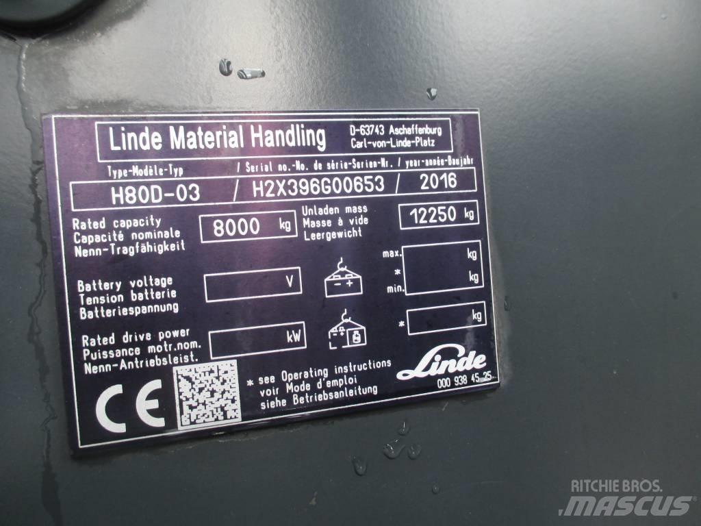 Linde H80D شاحنات الديزل