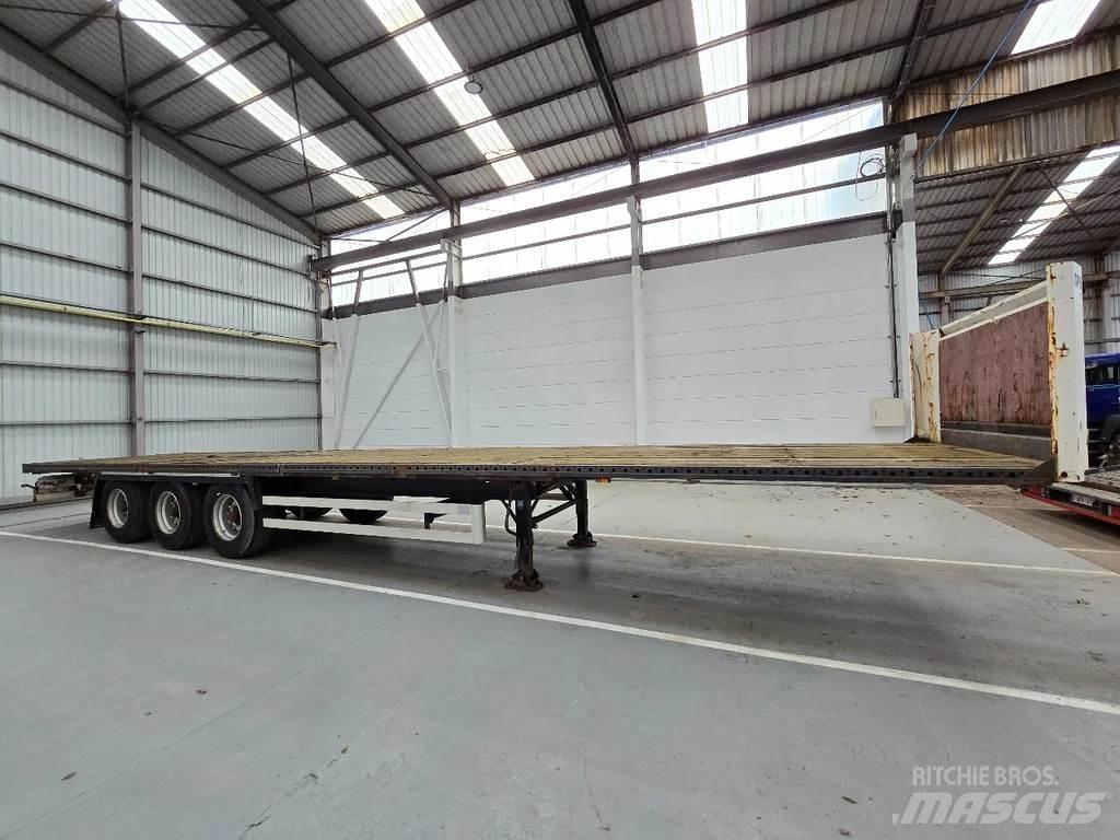 Krone SD 27 نصف مقطورات مسطحة / مفصلية الجوانب