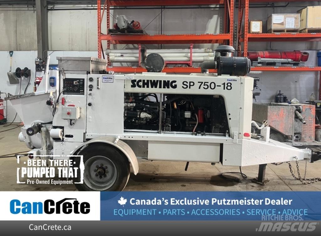 Schwing Sp 750-18 مضخات خرسانة