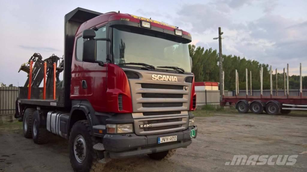 Scania R 420 شاحنات أشجار