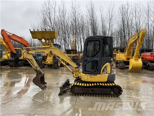Komatsu PC35MR-2 حفارات زحافة