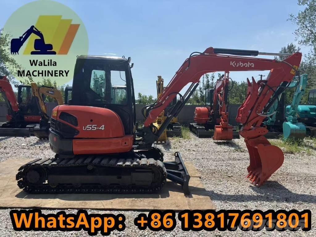Kubota U 55-4 حفارات صغيرة أقل من 7 طن (حفارات صغيرة)