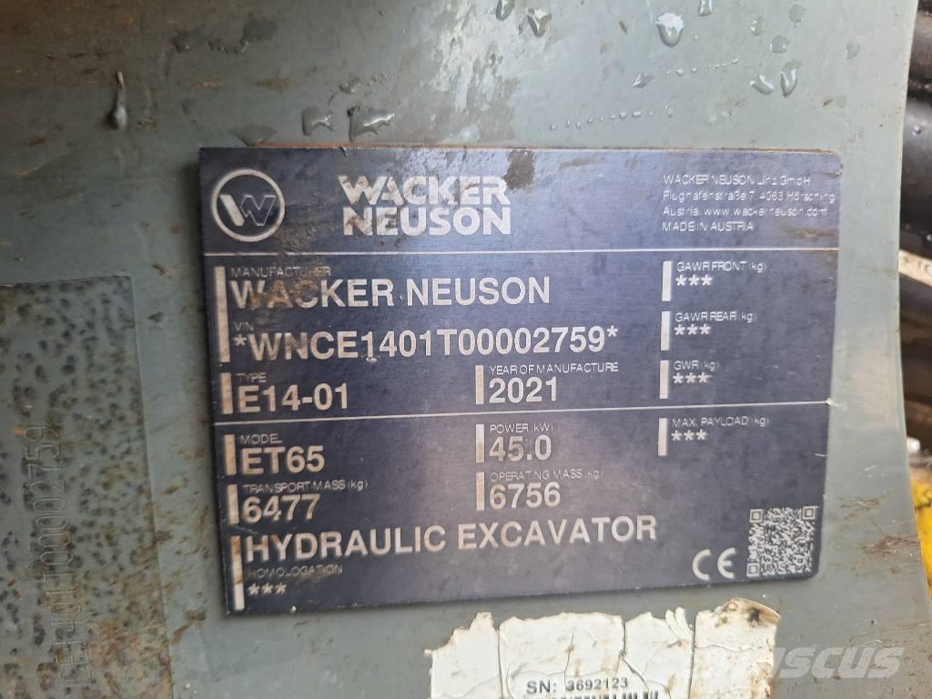Wacker Neuson ET 65 حفارات زحافة