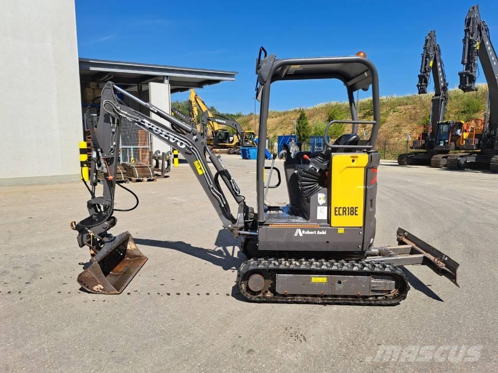 Volvo ECR 18 E حفارات صغيرة أقل من 7 طن (حفارات صغيرة)