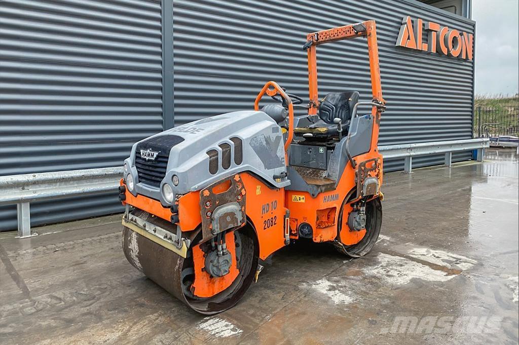Hamm HD 10 VV مداحل ثنائية الاسطوانة