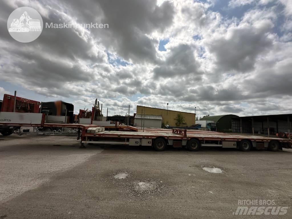 HRD STLB 4N JUMBO نصف مقطورات مسطحة / مفصلية الجوانب