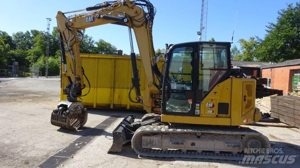 CAT 308 CR حفارات وسط 7 طن - 12 طن