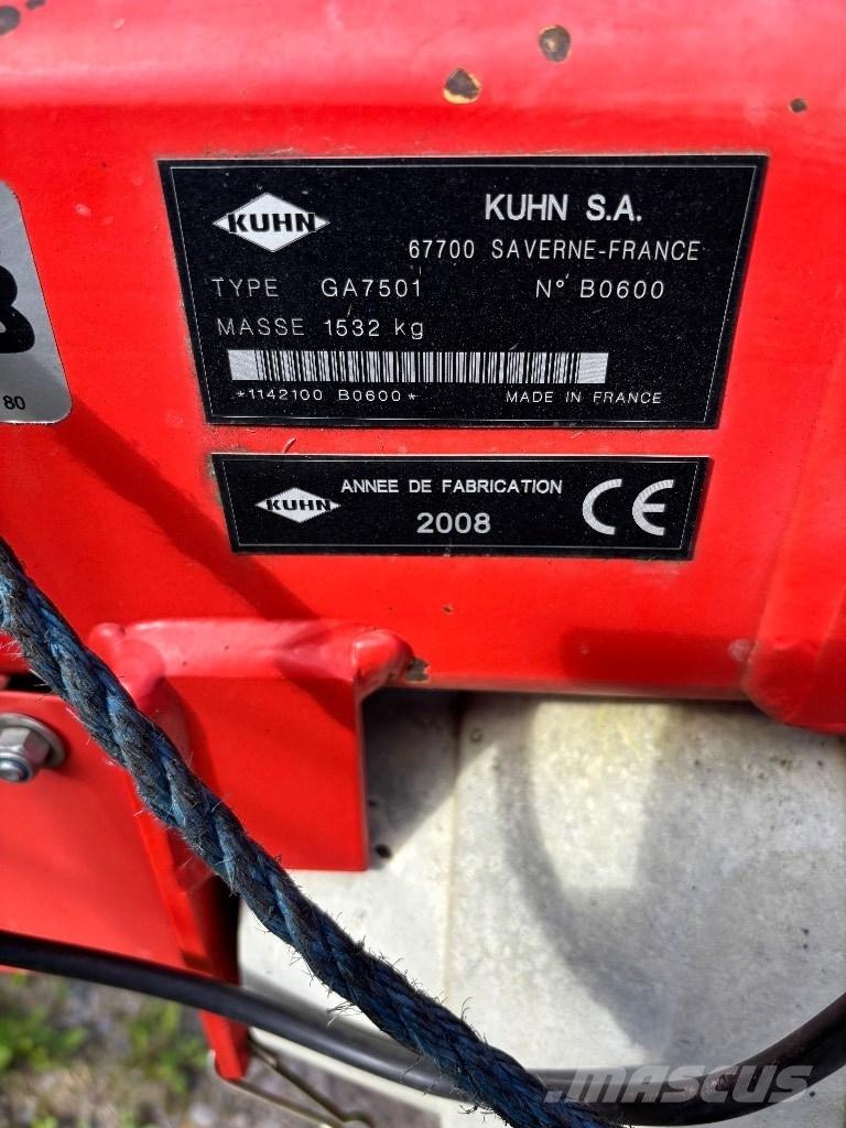 Kuhn GF 7501 مكابس وميبسات التبن