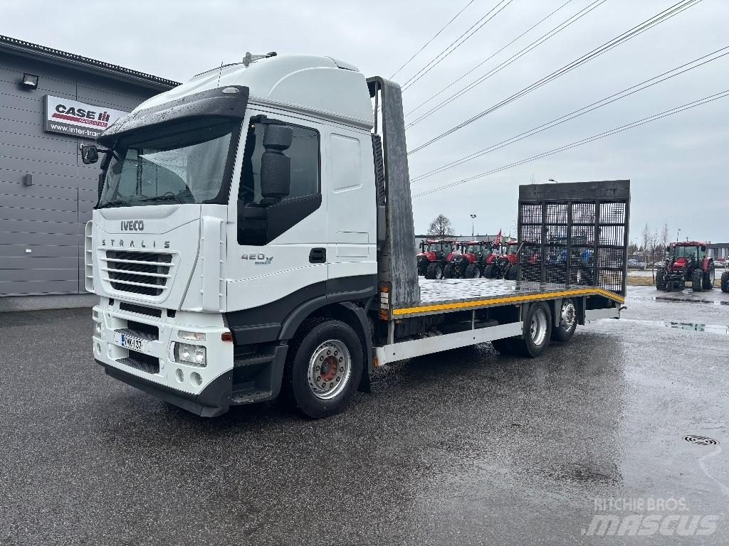 Iveco Stralis 420 شاحنات مسطحة/مفصلية الجوانب