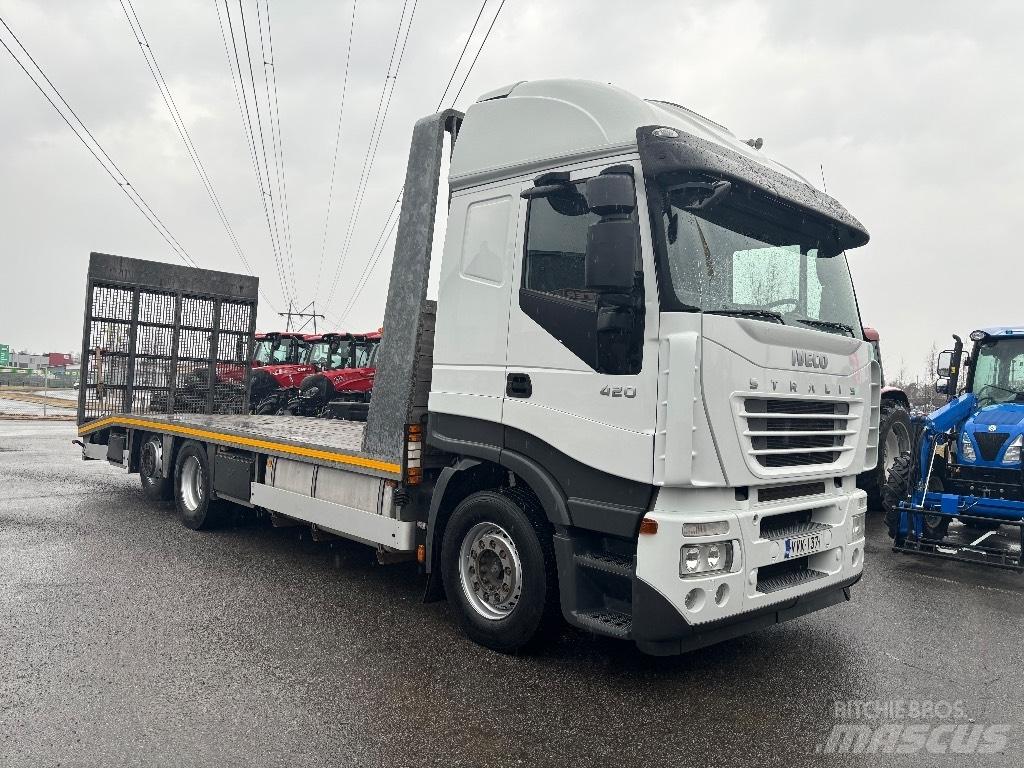 Iveco Stralis 420 شاحنات مسطحة/مفصلية الجوانب