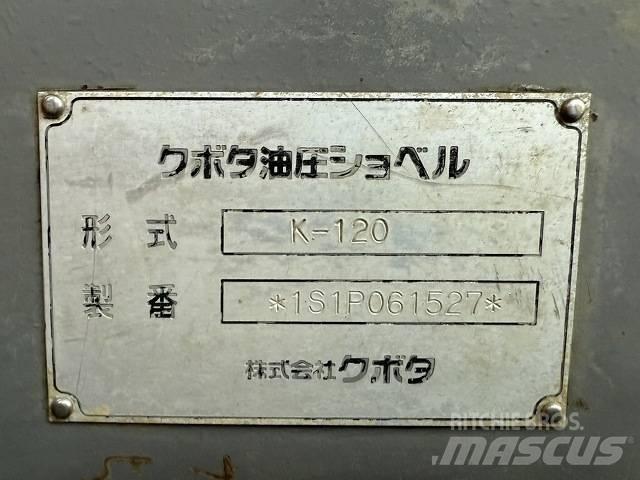 Kubota K-120 حفارات زحافة