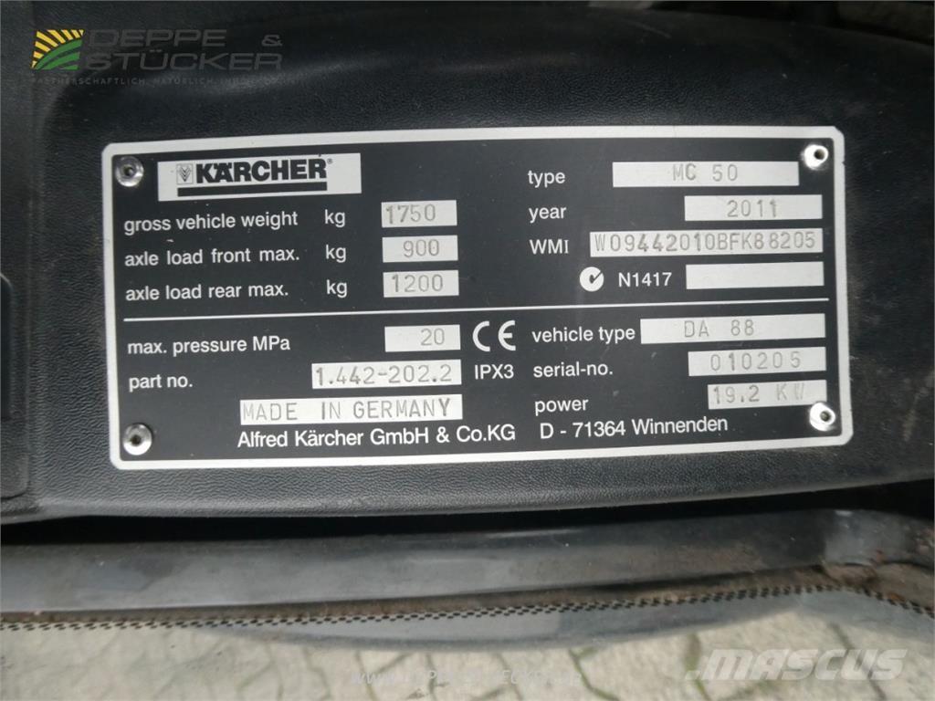 Kärcher MC 50 كناسات