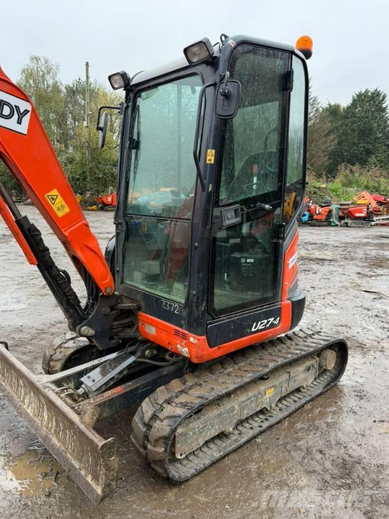 Kubota U 27-4 حفارات صغيرة أقل من 7 طن (حفارات صغيرة)
