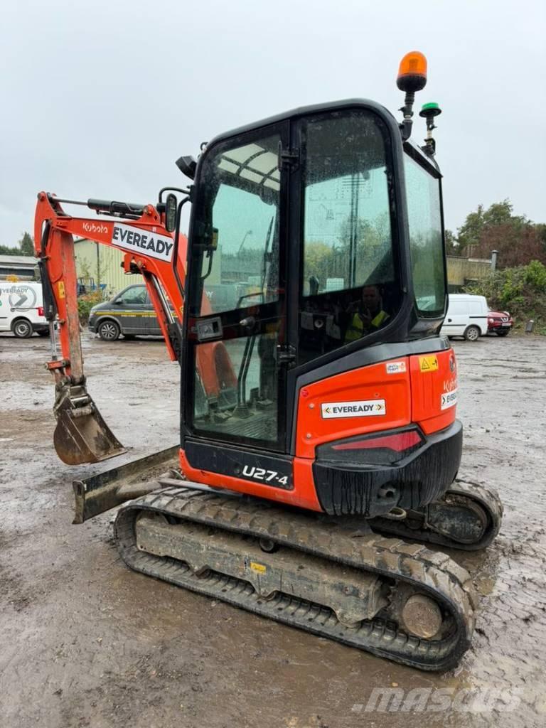 Kubota U 27-4 حفارات صغيرة أقل من 7 طن (حفارات صغيرة)