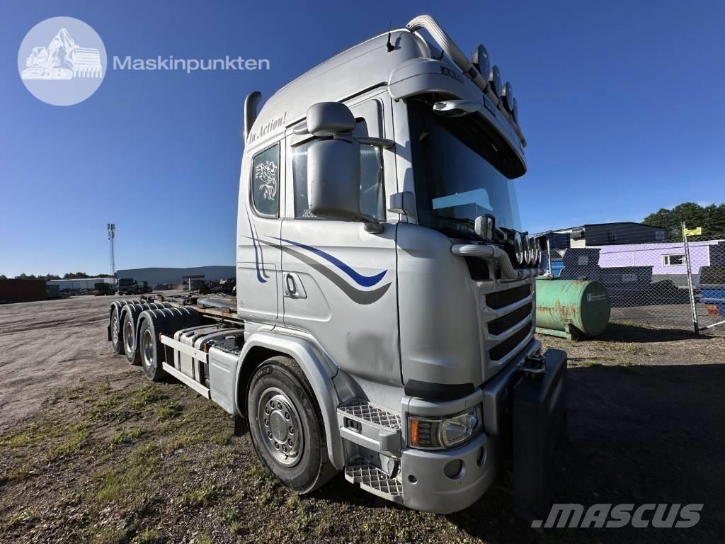 Scania G 490 شاحنات الرافعات الخطافية