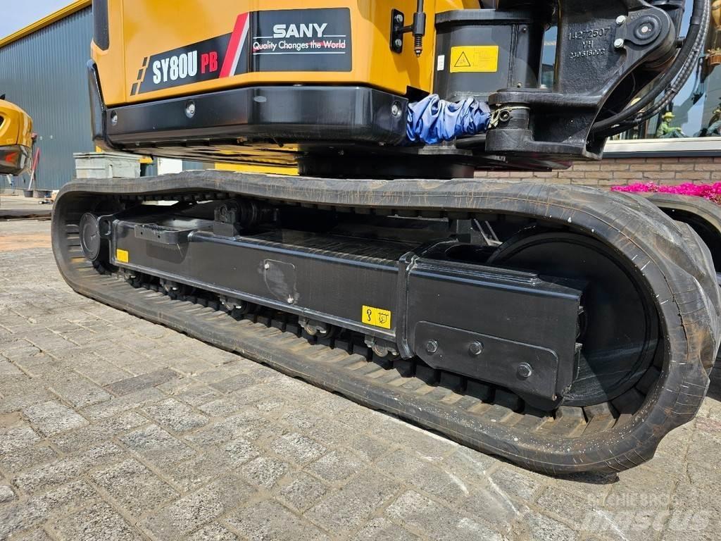 Sany SY80U حفارات وسط 7 طن - 12 طن