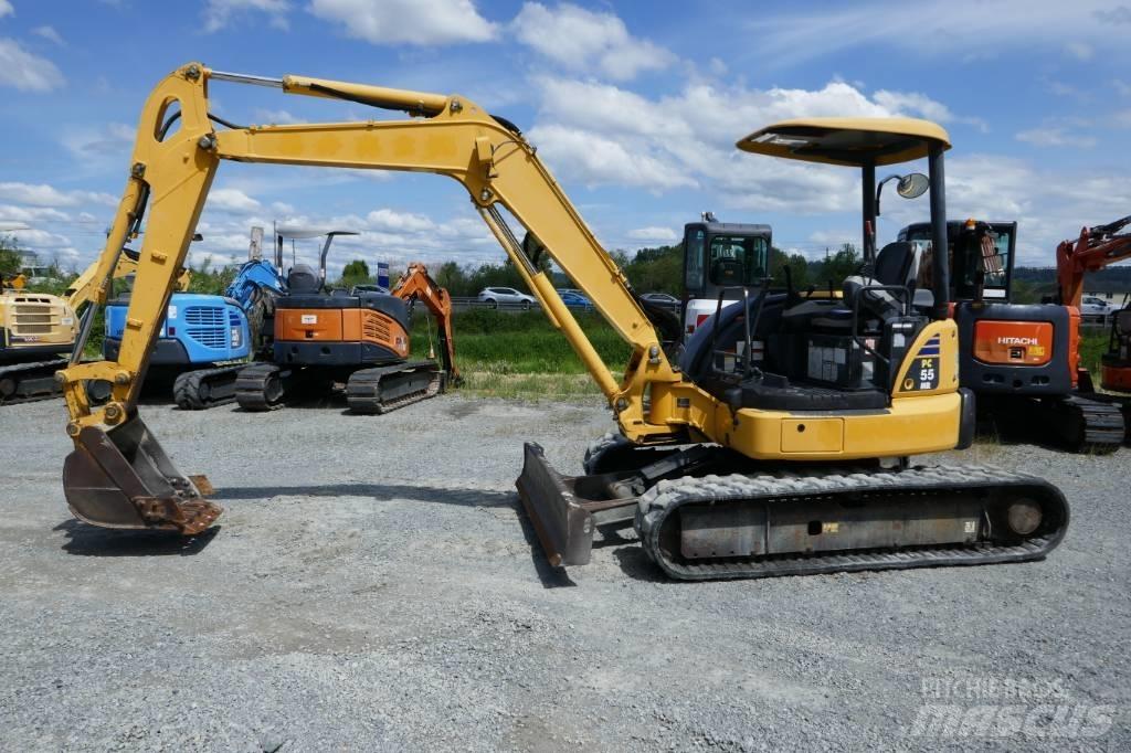Komatsu PC 55 MR-3 حفارات صغيرة أقل من 7 طن (حفارات صغيرة)
