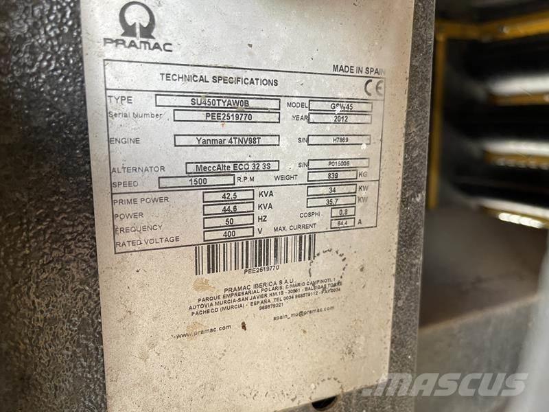 Pramac GSW 45 مولدات ديزل