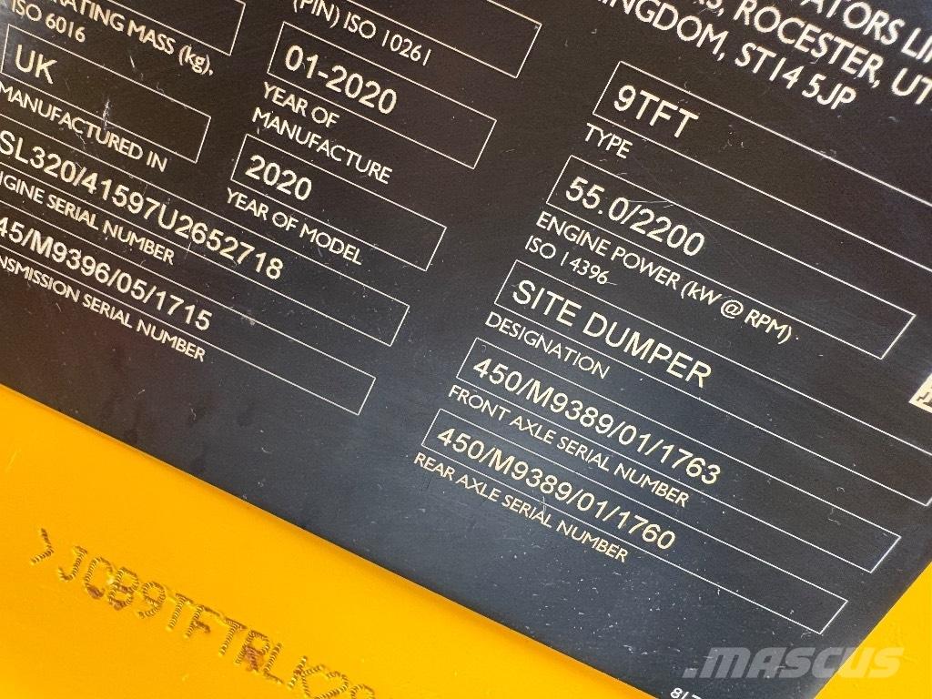 JCB 9TFT عربات نقل قلابة للمواقع