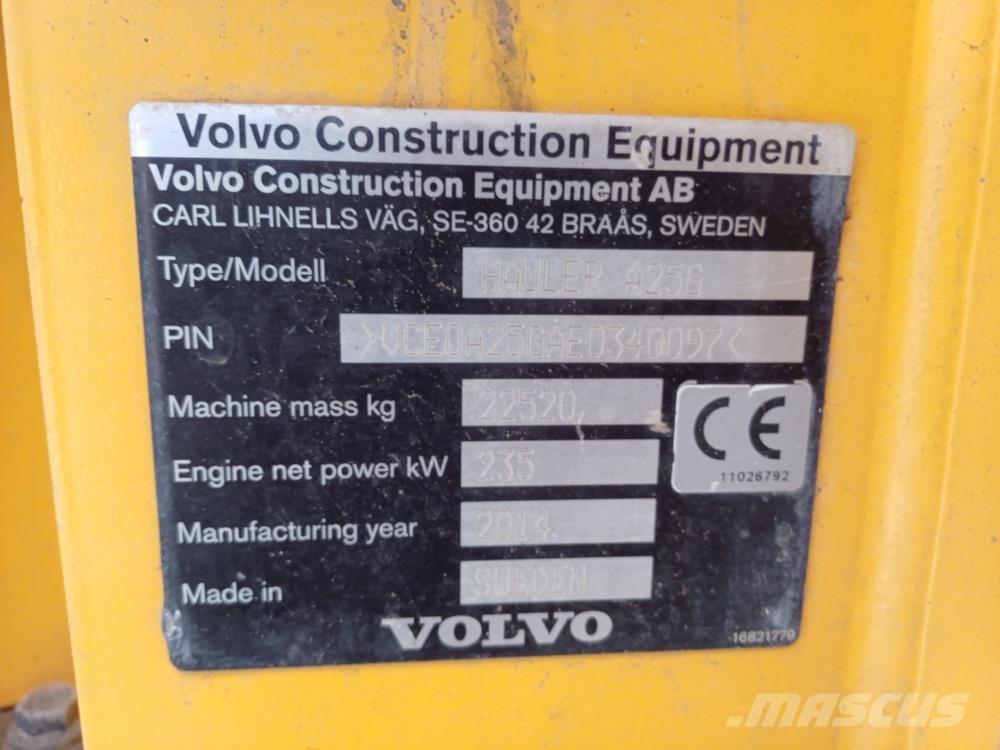 Volvo A25G ساحبات مفصلية