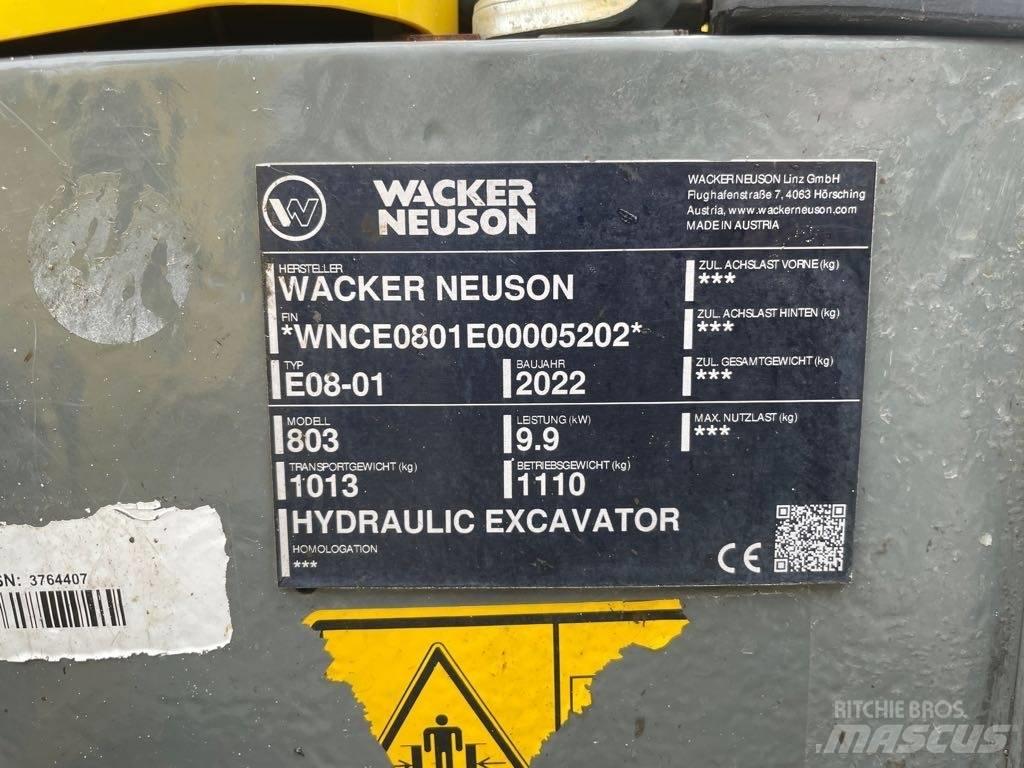 Wacker Neuson 803 حفارات زحافة