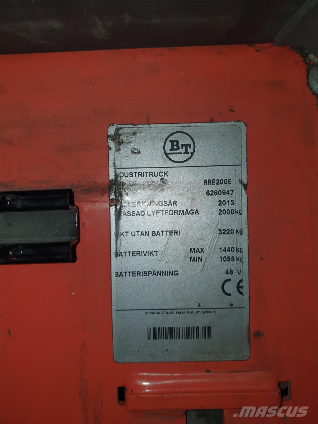 BT RRE200E شاحنة مناولة