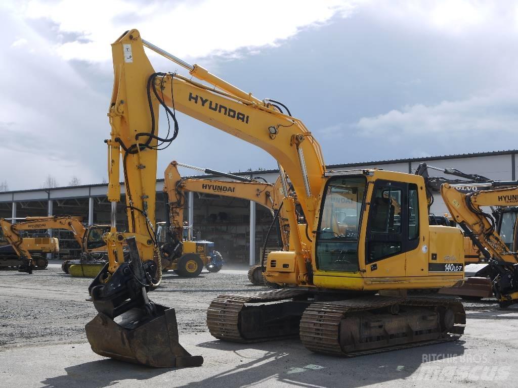 Hyundai R 140 LC-7 حفارات زحافة
