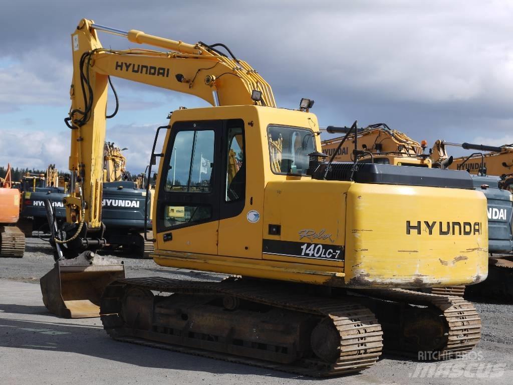 Hyundai R 140 LC-7 حفارات زحافة