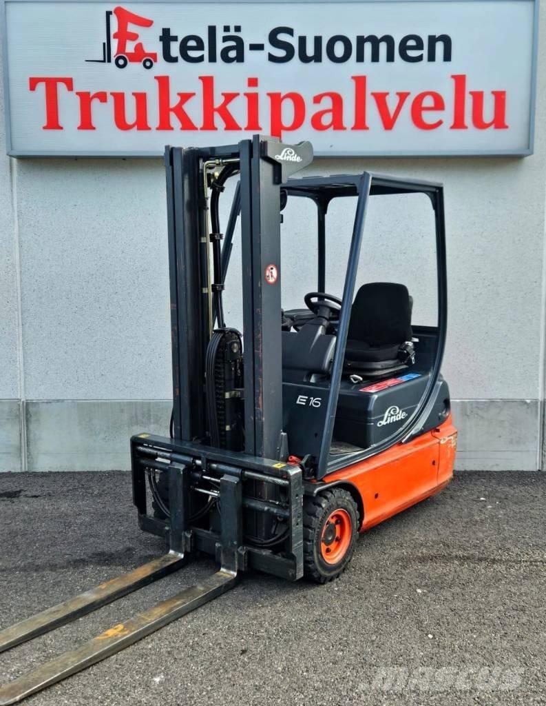 Linde E 16 C-02 شاحنات ذات رافعات شوكية تعمل بالكهرباء