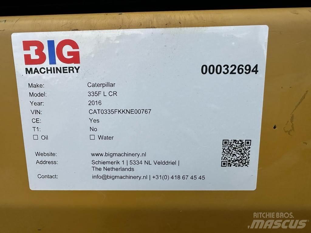 CAT 335F L CR حفارات زحافة