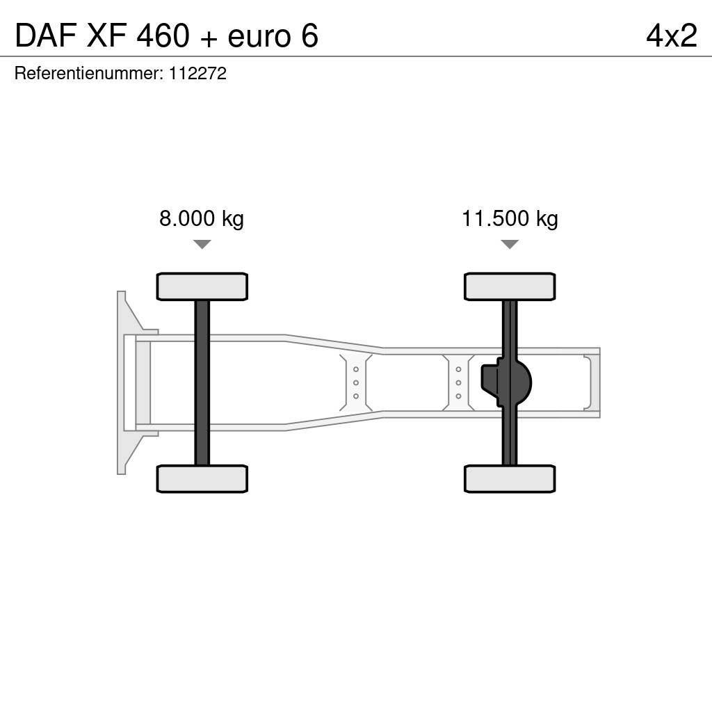 DAF XF 460 + euro 6 وحدات الجر