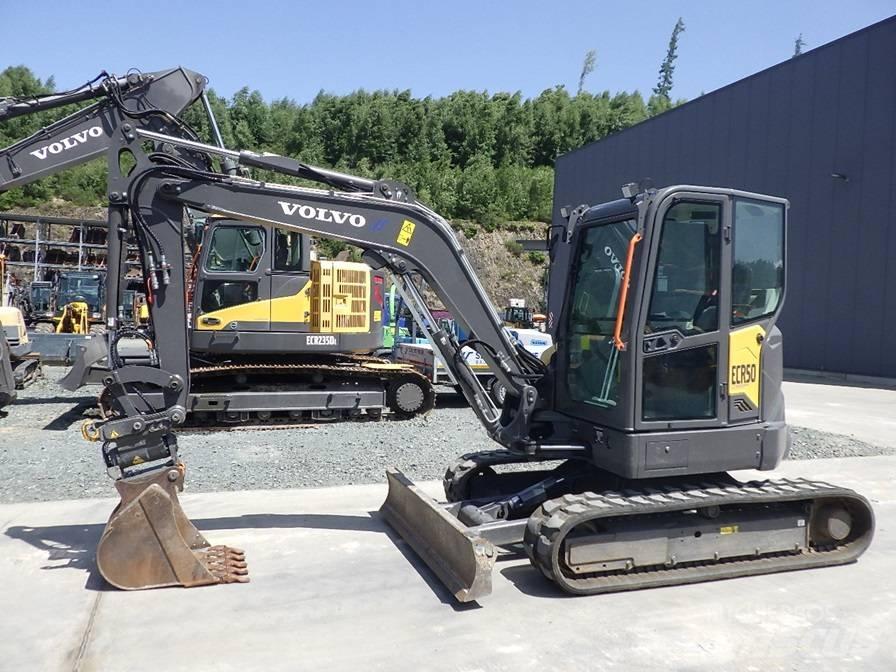 Volvo ECR 50 F حفارات صغيرة أقل من 7 طن (حفارات صغيرة)