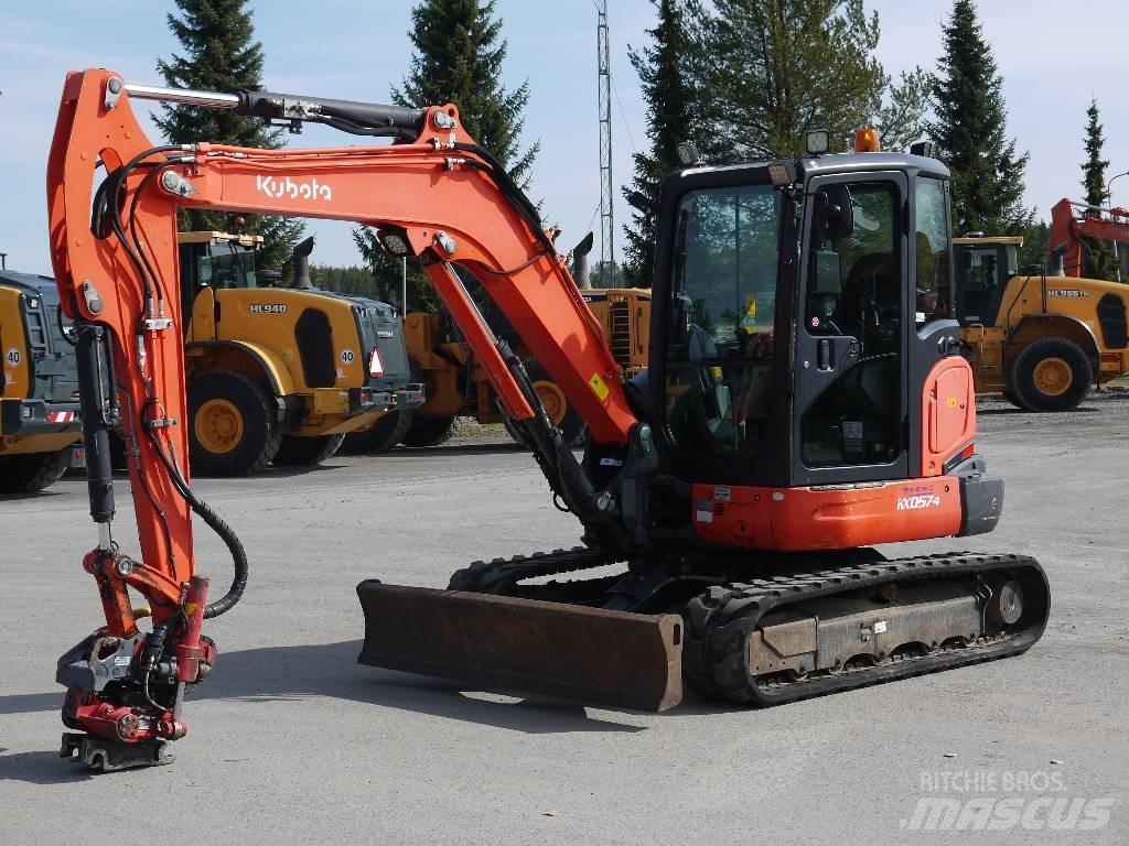Kubota U 57-4 حفارات صغيرة أقل من 7 طن (حفارات صغيرة)